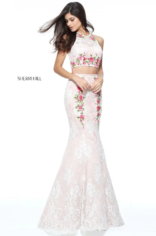 Two piece skirt sets with wrap skirts for a flattering silhouette- -51084