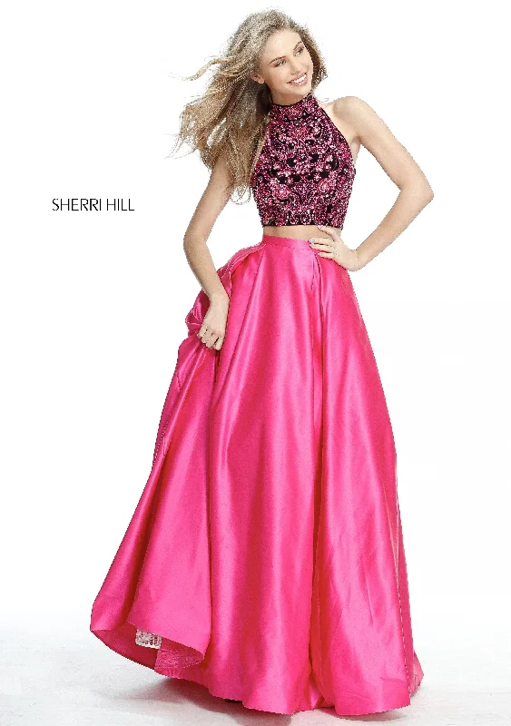 black/fuchsia