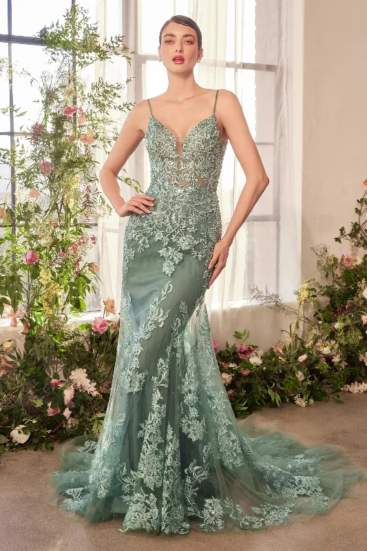 formal dresses with satin fabric for smooth finish --Andrea and Leo A1421 Dress