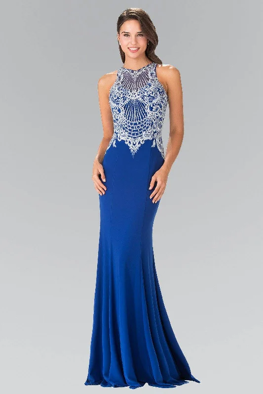 cocktail dresses with cap sleeves for modest coverage --Long Sleeveless Dress with Illusion Bodice by Elizabeth K GL2232 cocktail dresses with cap sleeves for modest coverage --Long Sleeveless Dress with Illusion Bodice by Elizabeth K GL2232
