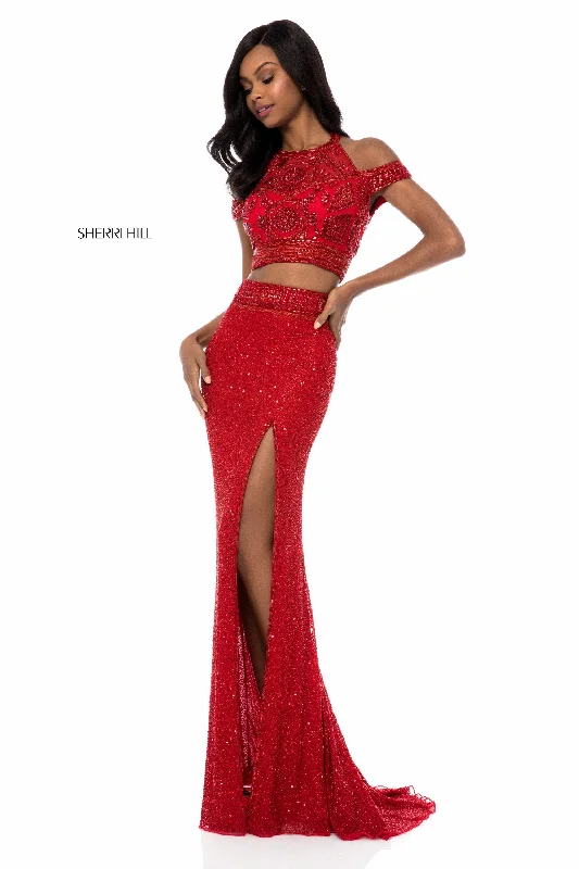 Two piece skirt sets for a chic dinner date- -52009