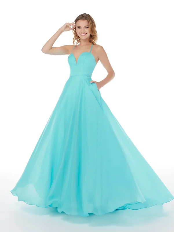 cocktail dresses with ruched bodices for flattering fit --Sleeveless Chiffon A-line Gown by Studio 17 12848 cocktail dresses with ruched bodices for flattering fit --Sleeveless Chiffon A-line Gown by Studio 17 12848