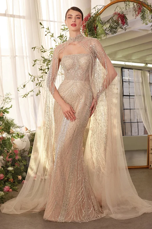 formal dresses with satin sashes for waist accentuation --Andrea and Leo A1411 Dress