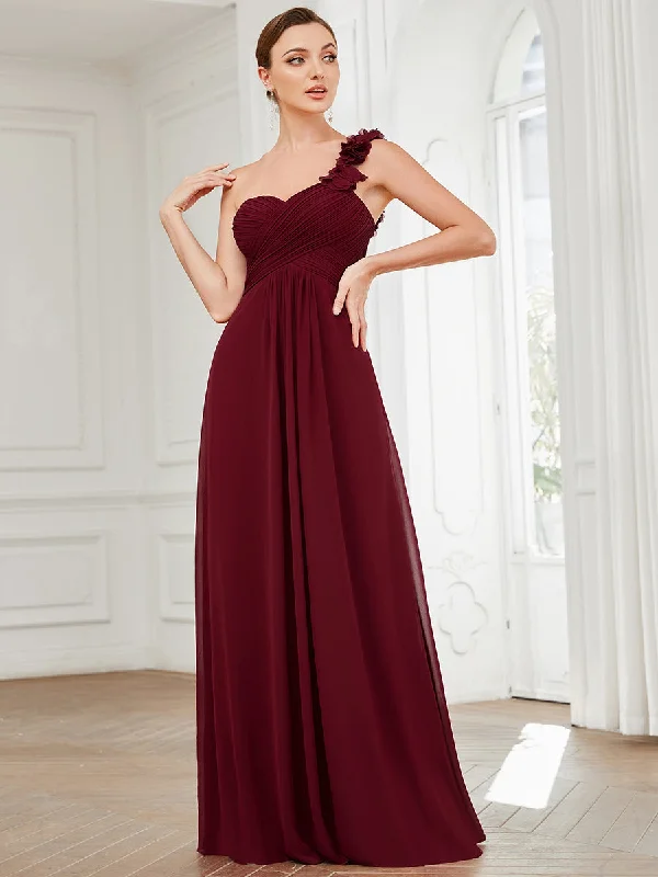Classy cocktail dresses for fancy dinner parties -Maxi Long One Shoulder Chiffon Bridesmaid Dresses for Wholesale Classy cocktail dresses for fancy dinner parties -Maxi Long One Shoulder Chiffon Bridesmaid Dresses for Wholesale