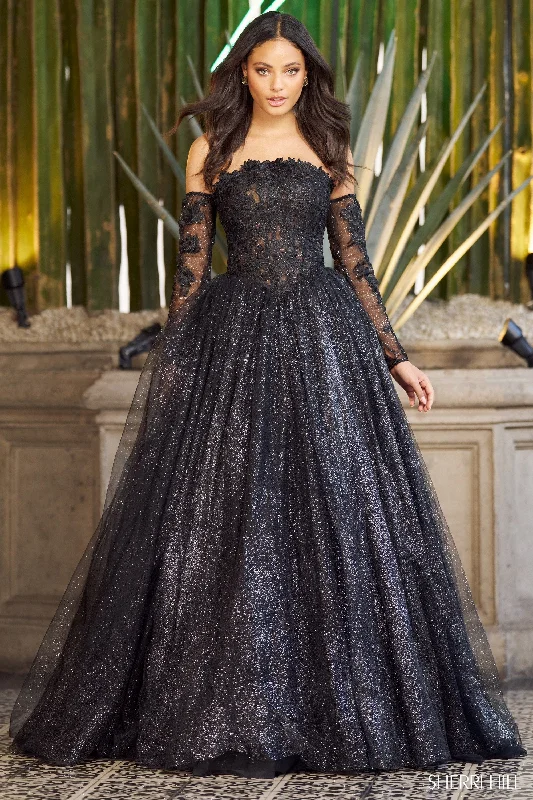 Graduation dresses with floral accents for a spring touch -55741