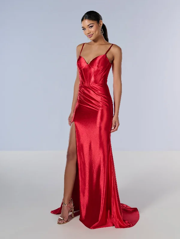 formal dresses for senior women with classic cuts --Jersey Sleeveless Slit Gown by Tiffany Designs 16177 formal dresses for senior women with classic cuts --Jersey Sleeveless Slit Gown by Tiffany Designs 16177