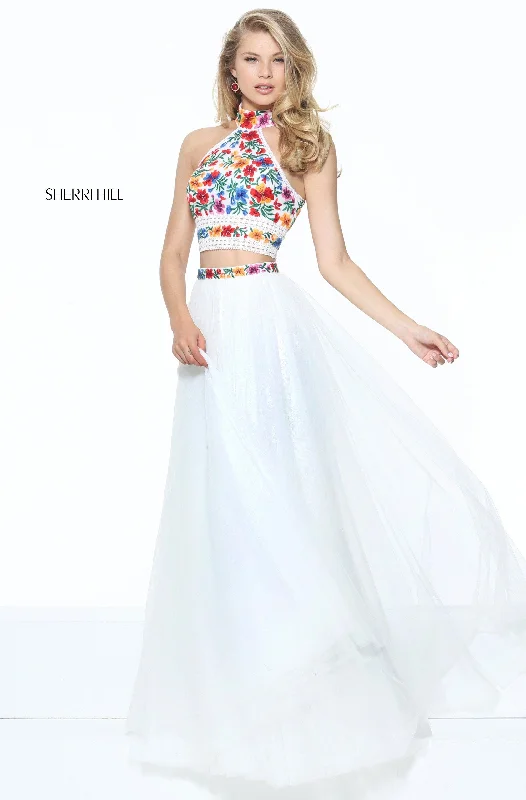 Two piece skirt sets with chiffon material for breezy days- -50870