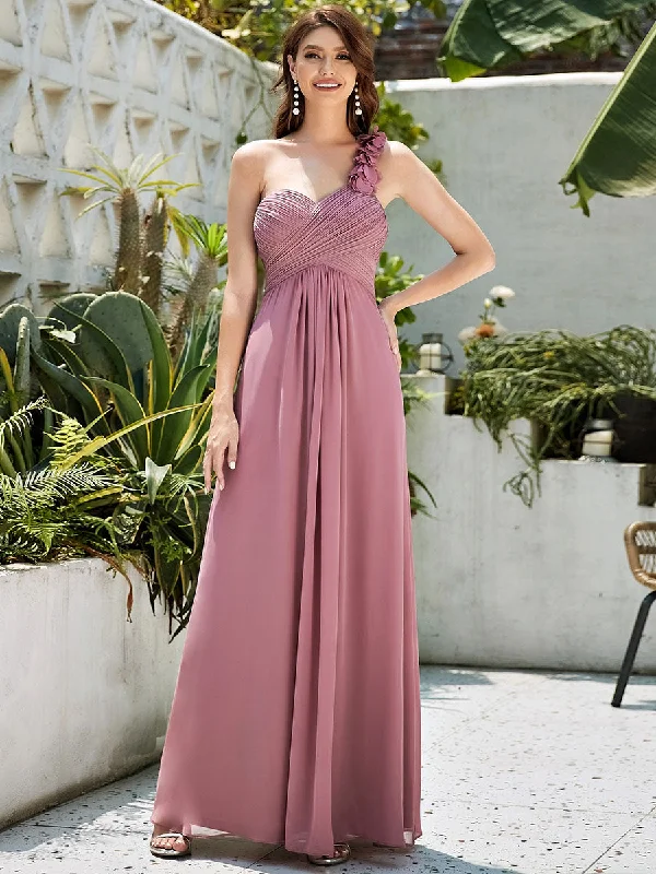 Best cocktail dresses for a formal black-tie event -Maxi Long One Shoulder Chiffon Bridesmaid Dresses for Wholesale Best cocktail dresses for a formal black-tie event -Maxi Long One Shoulder Chiffon Bridesmaid Dresses for Wholesale
