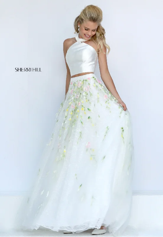 Two piece skirt sets with pleated skirts- -50196