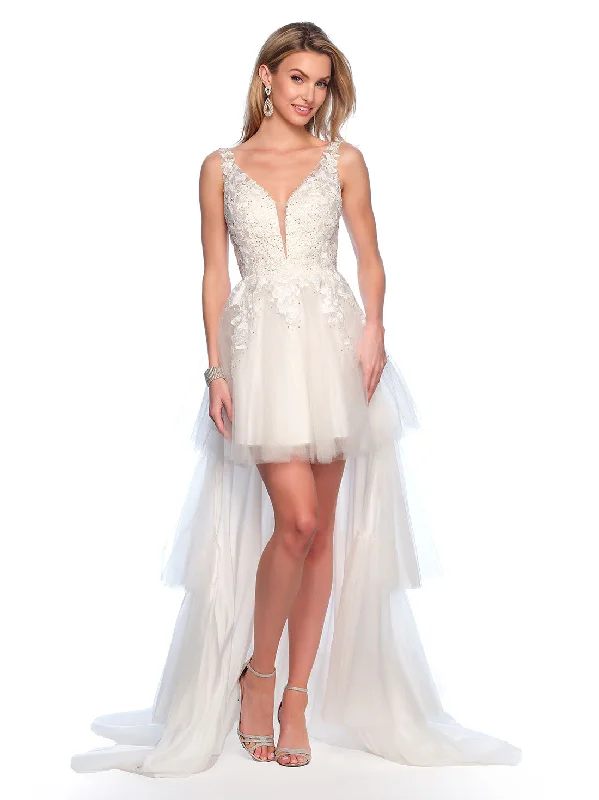 Short cocktail dresses for wedding guest fashion -Wedding Dress by Dave and Johnny 11205