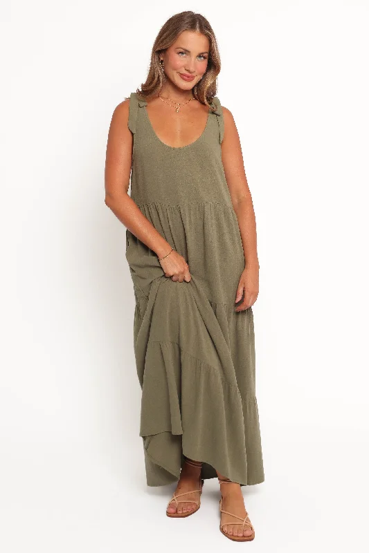 GPT-3.5 TurboMarcy Midi Dress - Olive