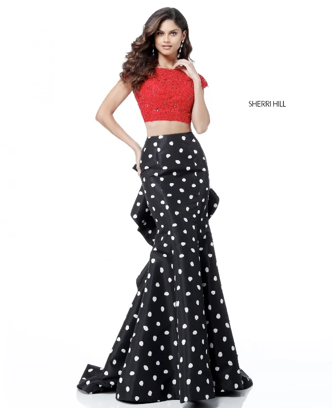Two piece skirt sets for semi-formal occasions- -51717