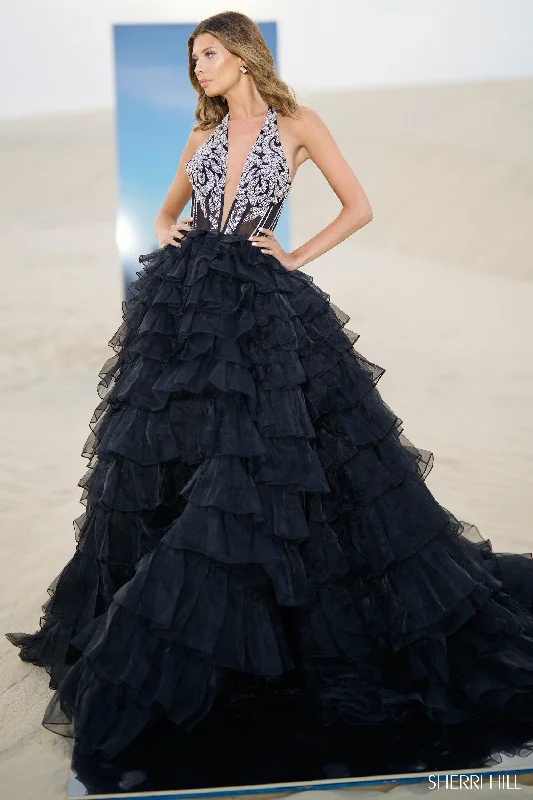 formal dresses with sleeves for office parties --56833