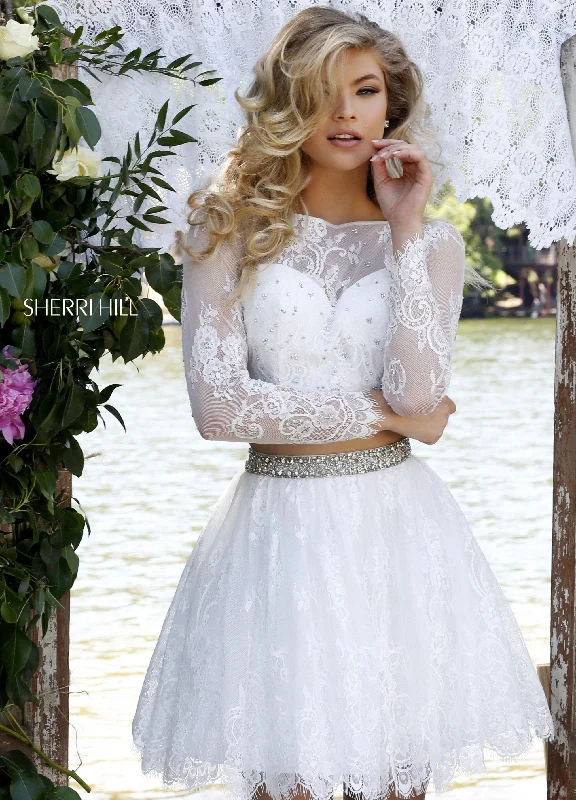 Two piece skirt sets with oversized tops for a chic appearance- -50073