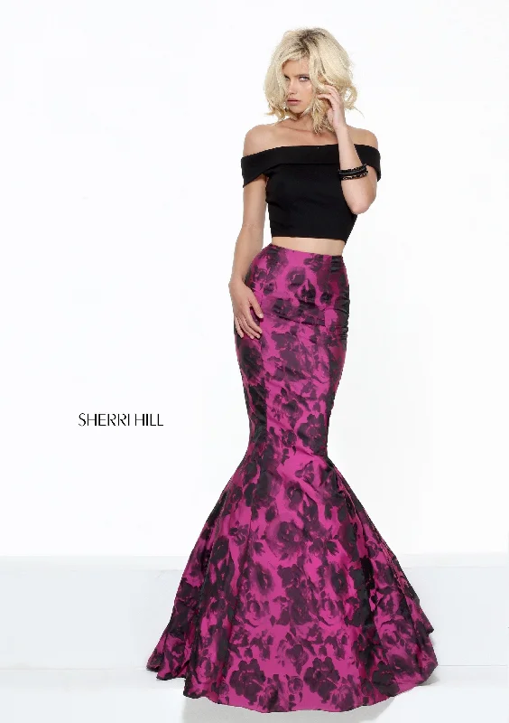 Two piece skirt sets with scalloped edges for a cute touch- -50876