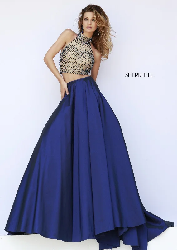 Two piece skirt sets with wrap-around tops for a chic look- -32110