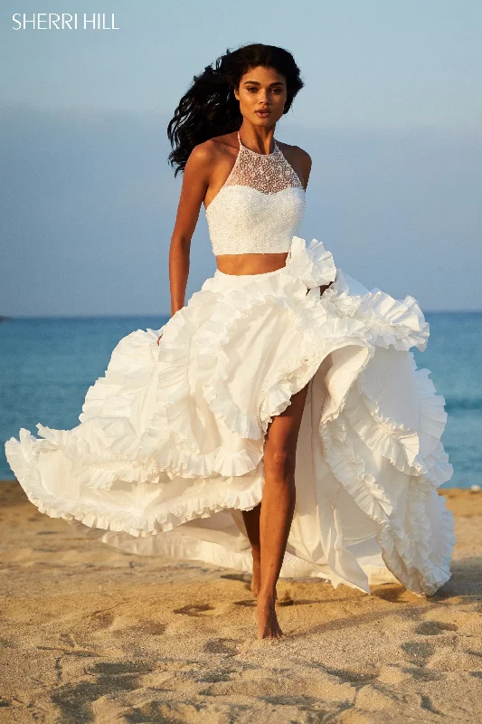 How to create a chic look with a two piece skirt set- -51577