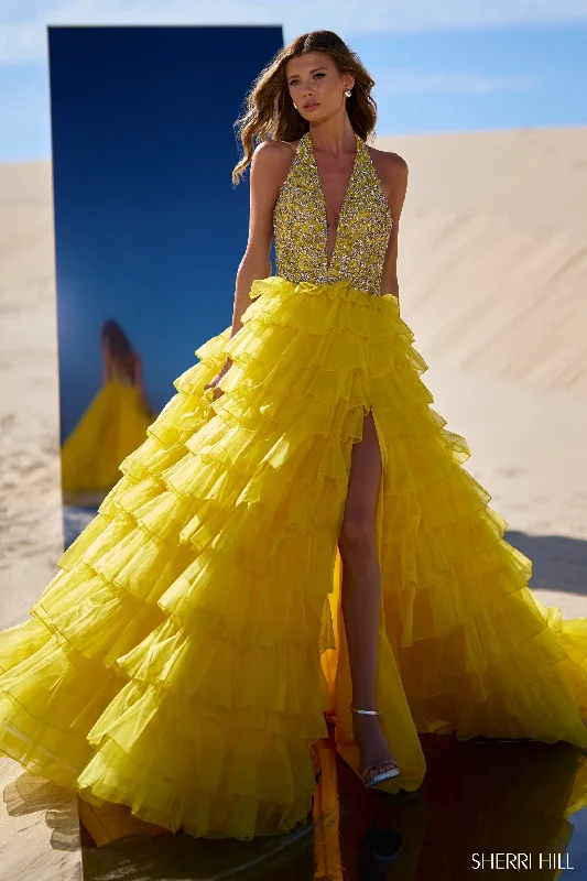 formal dresses with detachable capes for dramatic effect --56410