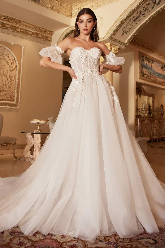 Wedding guest dresses that pair well with shawls -Andrea and Leo A1103W Dress