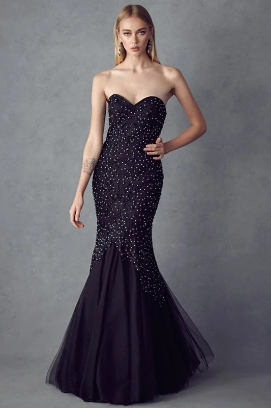 cocktail dresses for petite women with A-line skirts --Embroidered Strapless Mermaid Dress by Juliet 644 cocktail dresses for petite women with A-line skirts --Embroidered Strapless Mermaid Dress by Juliet 644