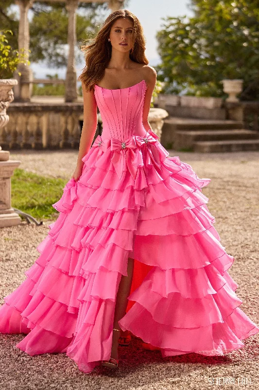 formal dresses with detachable capes for dramatic effect --57225