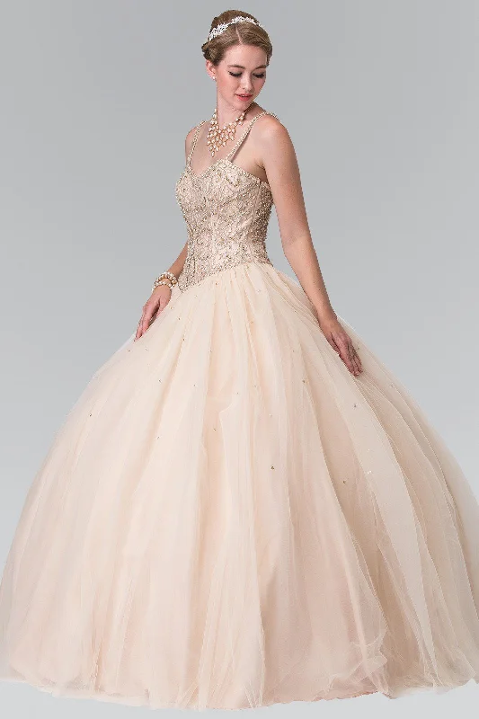 Best wedding guest dresses for weddings with traditional themes -Beaded Sleeveless A-Line Ballgown by Elizabeth K GL2350 Best wedding guest dresses for weddings with traditional themes -Beaded Sleeveless A-Line Ballgown by Elizabeth K GL2350