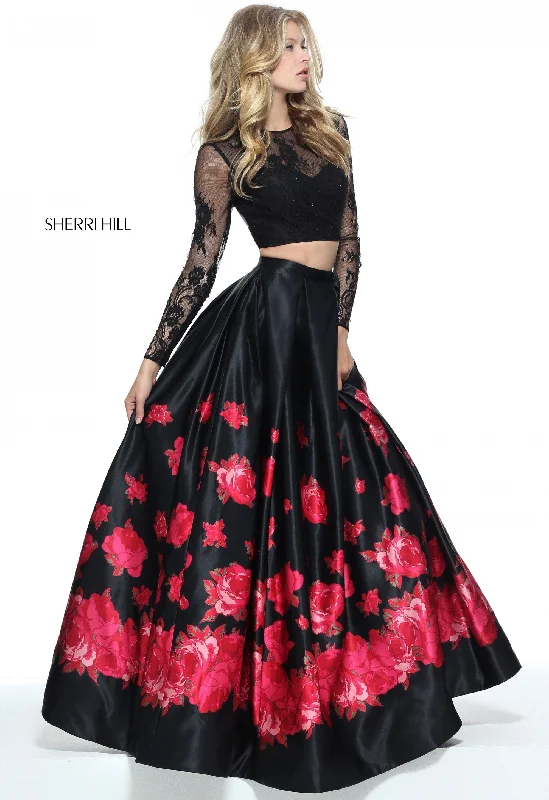 Affordable two piece skirt sets for college students- -51195
