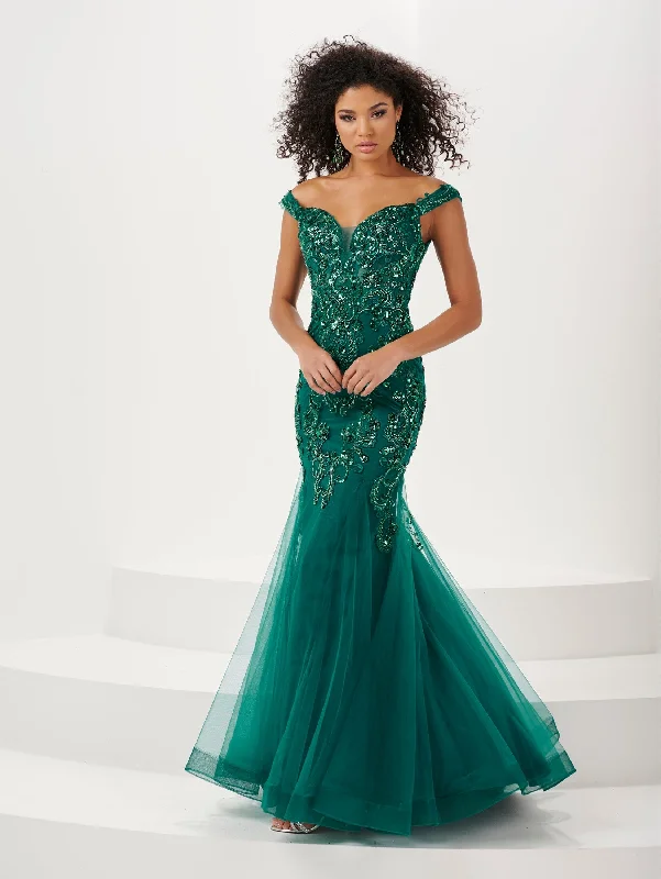 cocktail dresses for petite women with A-line skirts --Sequin Applique Off Shoulder Mermaid Dress by Panoply 14185 cocktail dresses for petite women with A-line skirts --Sequin Applique Off Shoulder Mermaid Dress by Panoply 14185