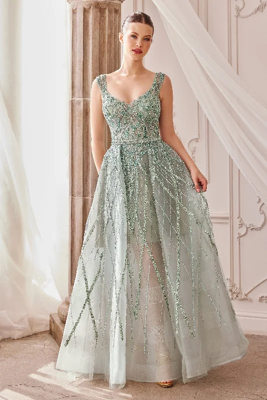 formal dresses for business galas with sleek designs --Andrea and Leo A1091 Dress