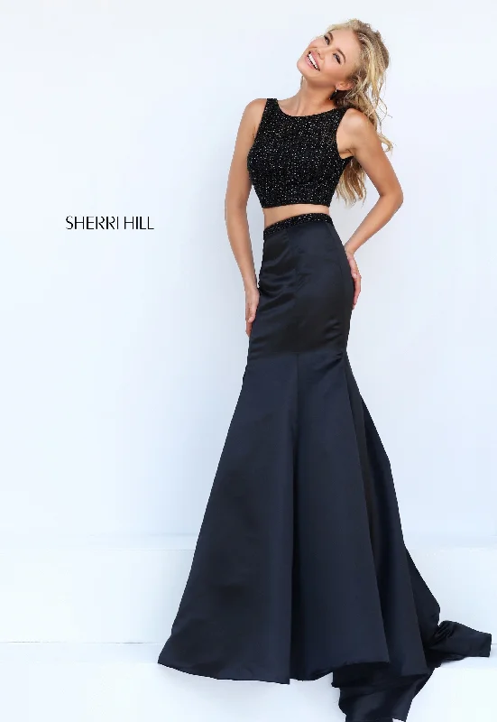 Affordable two piece skirt sets for college students- -50098