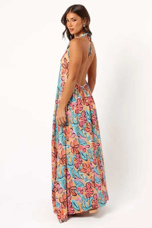 cocktail dresses with lace trims for delicate accents --Avery Maxi Dress - Multi Floral cocktail dresses with lace trims for delicate accents --Avery Maxi Dress - Multi Floral