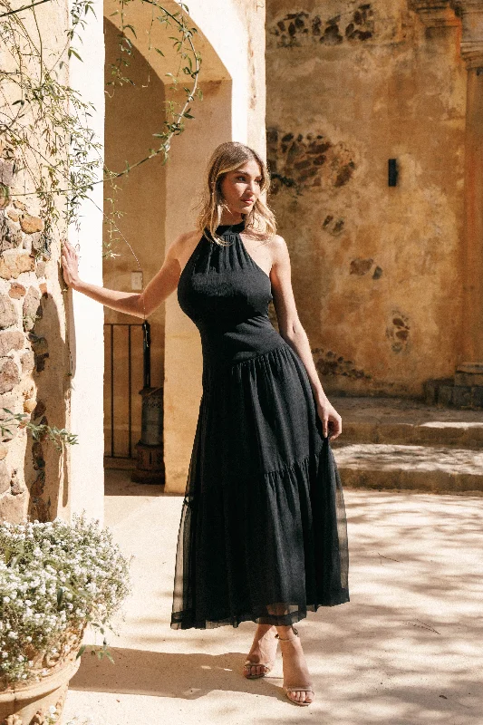 cocktail dresses with off-shoulder necklines for feminine charm --Eden Maxi Dress - Black cocktail dresses with off-shoulder necklines for feminine charm --Eden Maxi Dress - Black