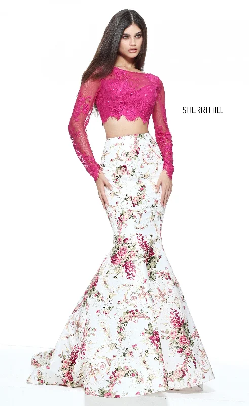 plum/ivory print