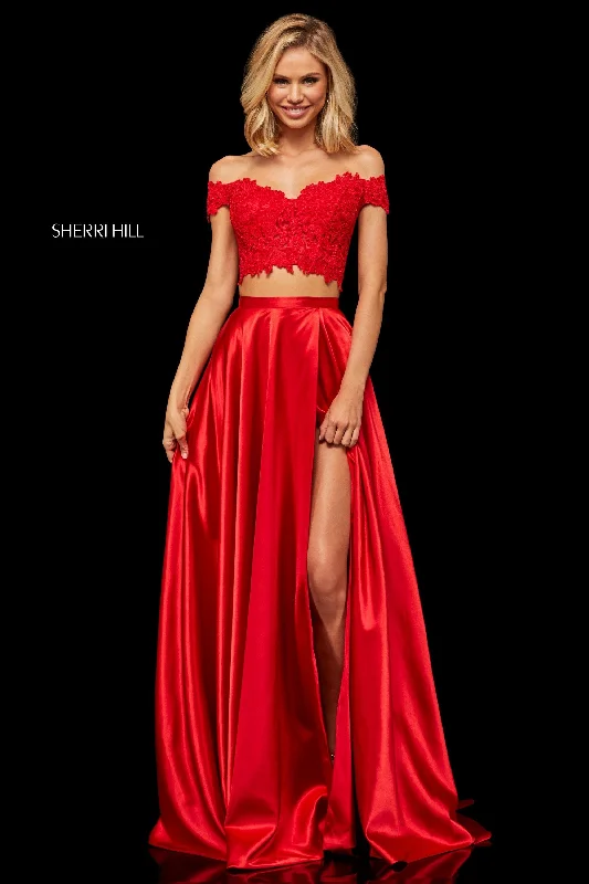 Flattering two piece skirt sets for petite women- -52567