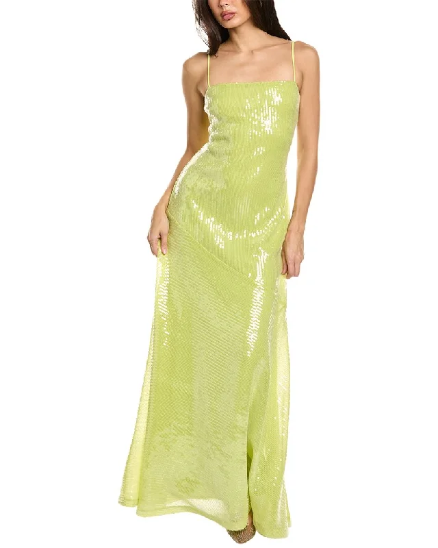 ML Monique Lhuillier Neomi Sequin Gown