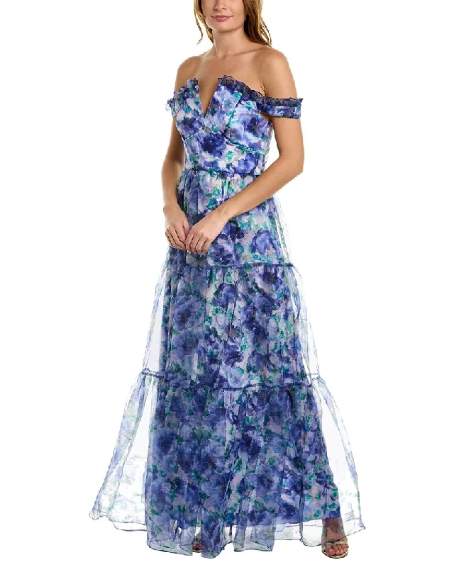 Theia Dionne Organza Gown